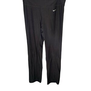 Nike Small Yoga Pants Black Wide Leg Compression Gym Athleisure Fit High Waisted